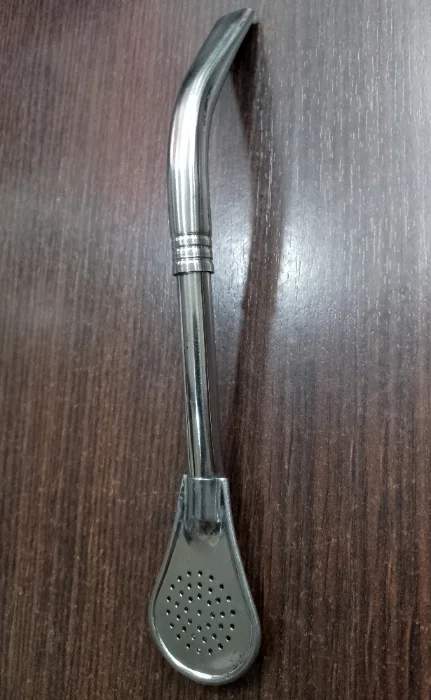 Bombilla Pico de Loro de Acero Inox. 17cm