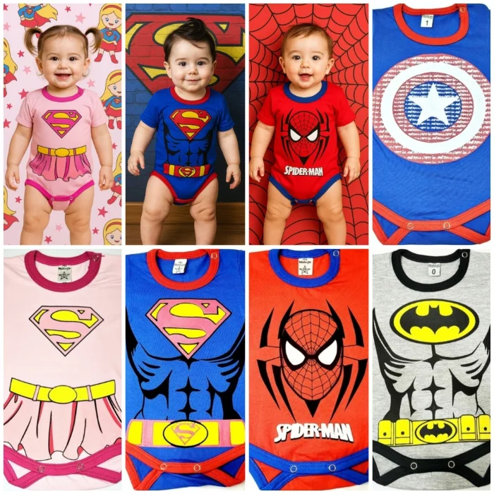 Bodys Personajes Superhéroes Mc