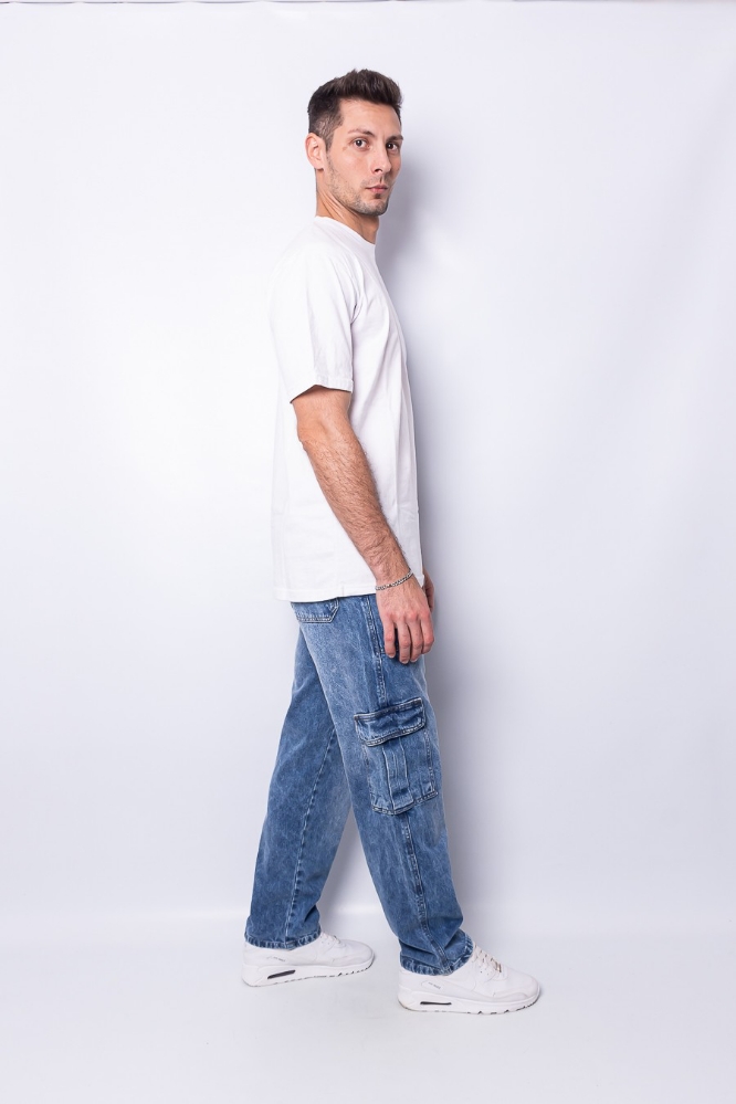 Jeans Oversize   Cargo Bolsillo Carpintero - Imagen 2
