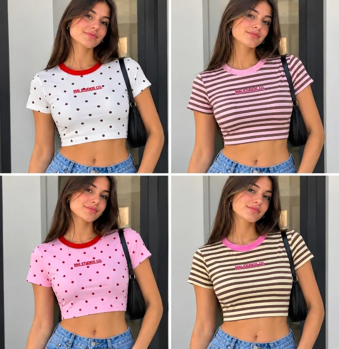 Tops Algodón con Lycra ( C )