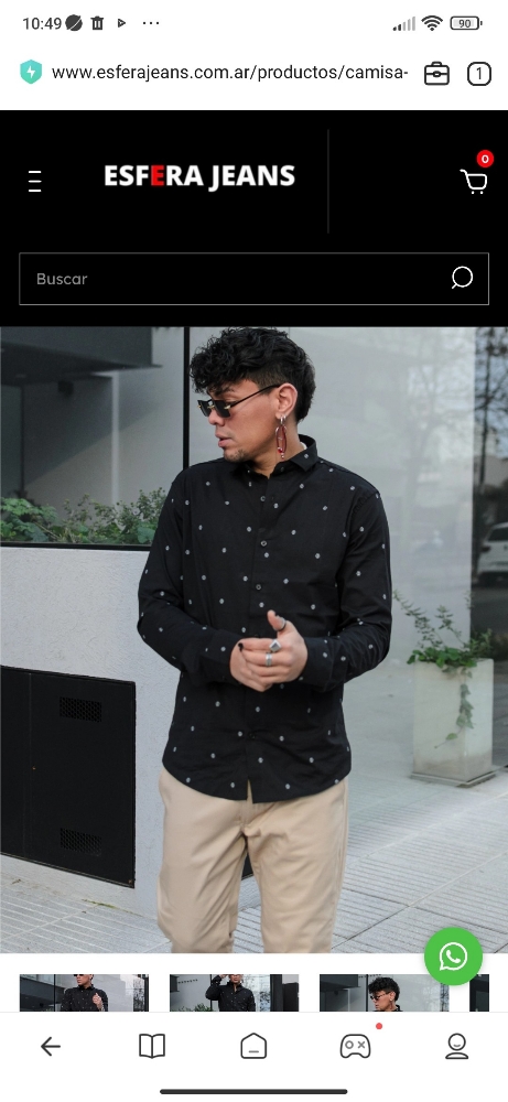 Camisa Algodón Elastizada - Imagen 2