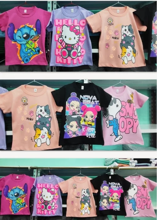 Remera de Nena Estampado al Plastiso