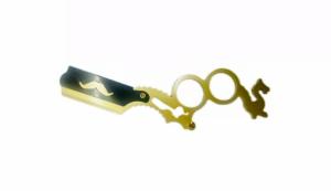 Navaja Navajin Anillo 2 Dedos,de Borde Recto Barbería Profesional - Miniatura 3