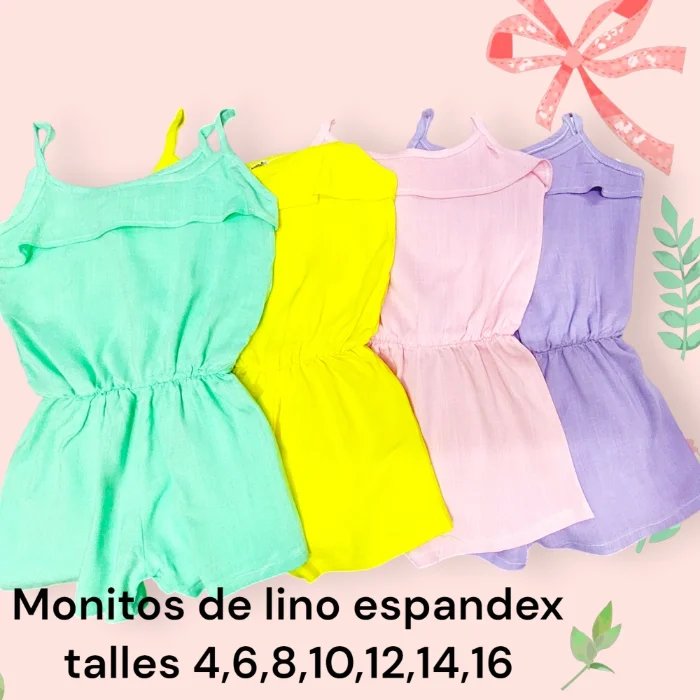 Monitos de Lino para Niñas Oferta