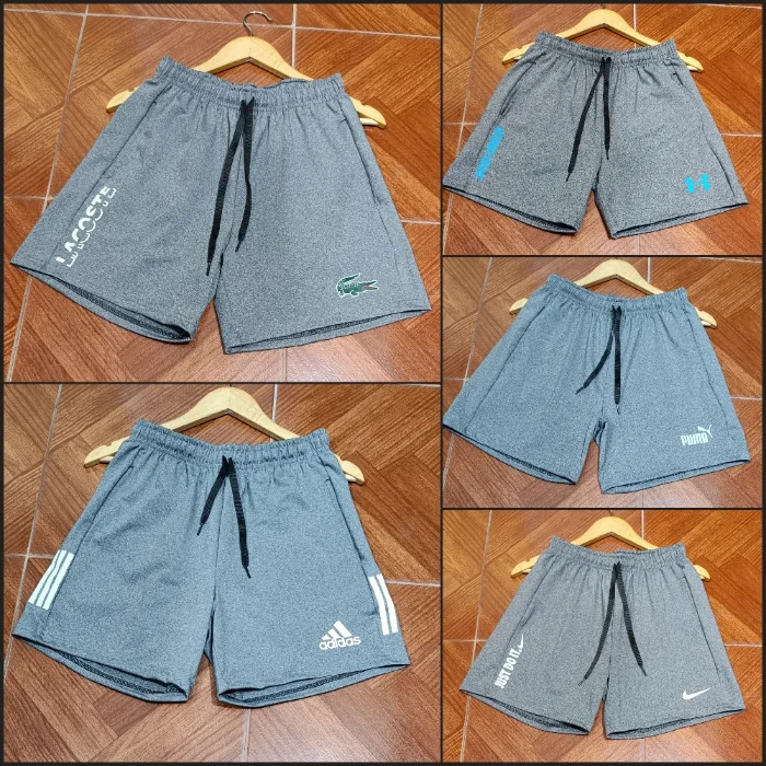 Shorts de Hombre  Lycra Gris