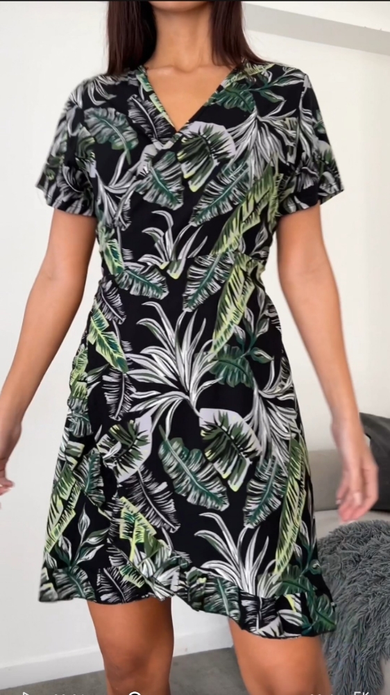 Vestidos de Fibrana Poplin Estampado - Imagen 2