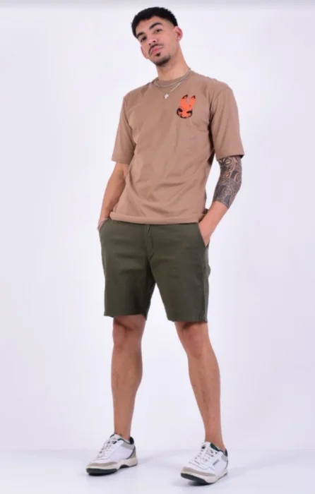 Bermudas de Gabardina