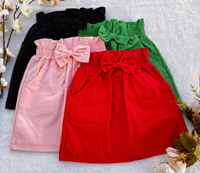 Pollera Bengalina Nena con Moño
