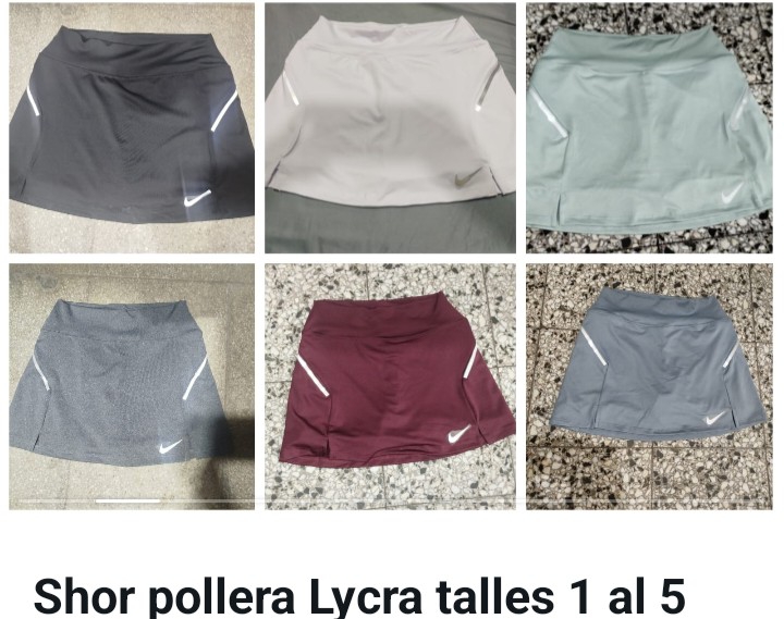 Short Pollera  Calidad Licra con Sable - Imagen 2