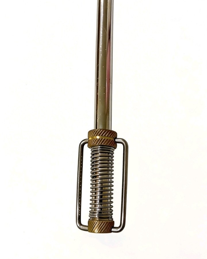 Bombilla de Bronce Niquel 16.5cm Estribo Desarmable - Imagen 3