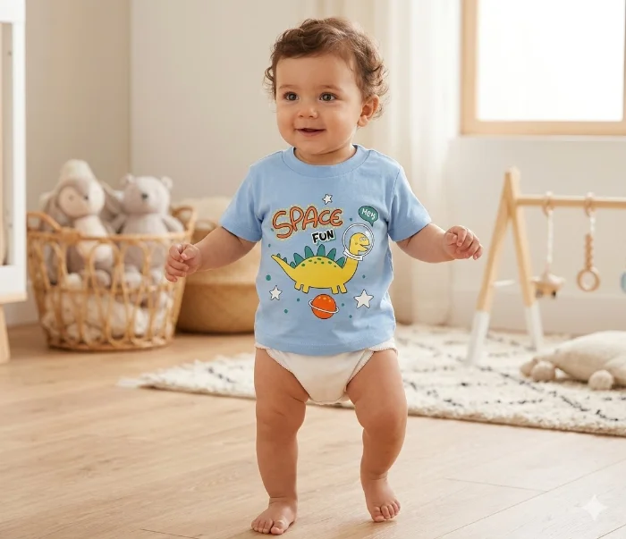 Remera Algodon Peinado con Limpieza