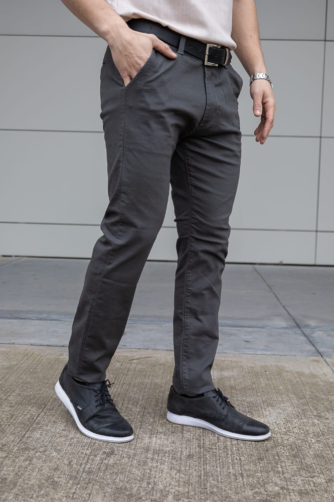 Pantalon Chino Gris - Imagen 2