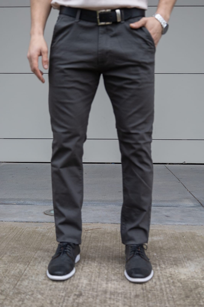 Pantalon Chino Gris - Imagen 3