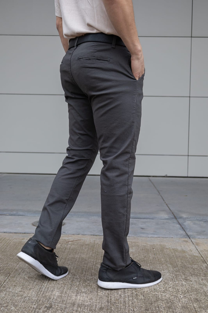 Pantalon Chino Gris - Imagen 4