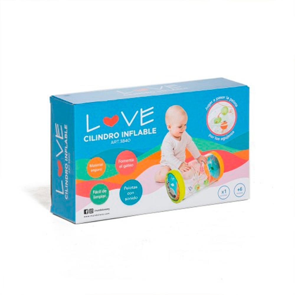 Cilindro Inflable Pelotas P/ Bebes - Imagen 3