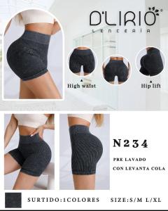 Short  Negro Importado D'lirio Calidad Premium - Miniatura 4