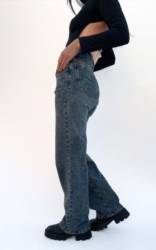 Jeans Wide Leg Recto - Imagen 2