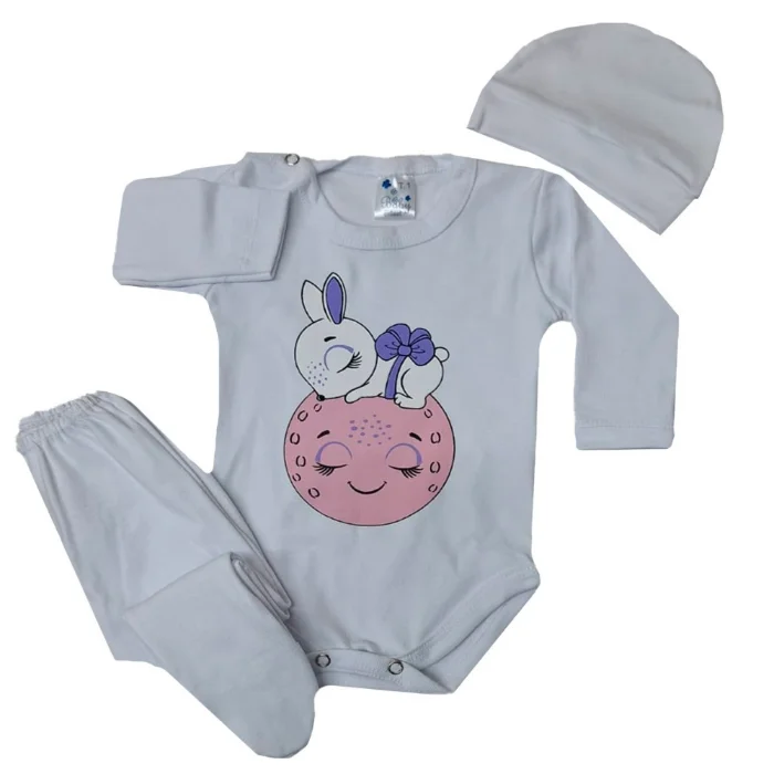 Ajuar Body, Ranita y Gorro