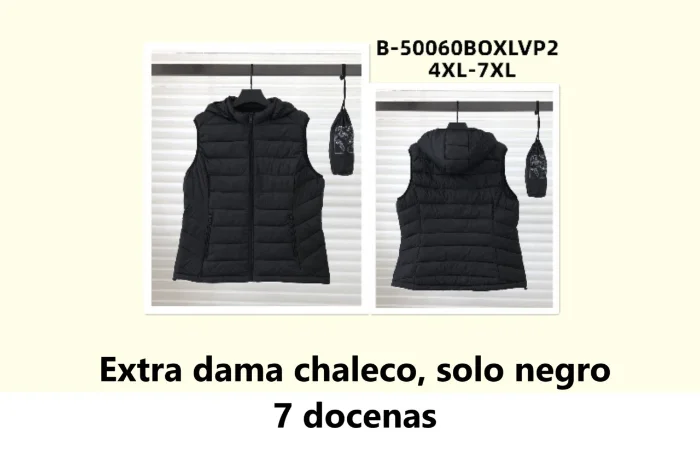 Chaleco Mujer Talles Especial sin Piel