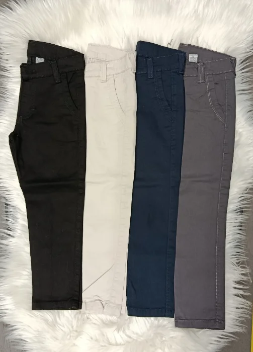 Pantalón Bolsillo Chino Gabardina