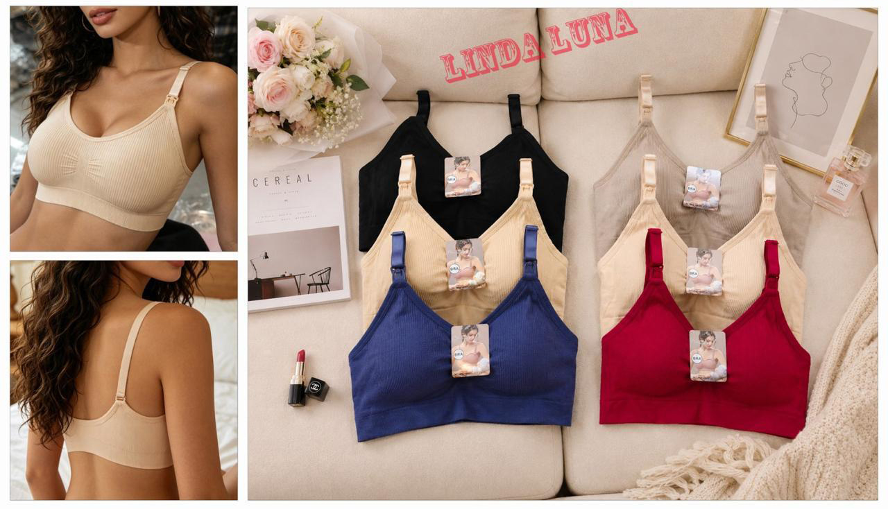 Docena Corpiño Maternal Amamantar Deportivo Ganchos - linda%20lun.jpg