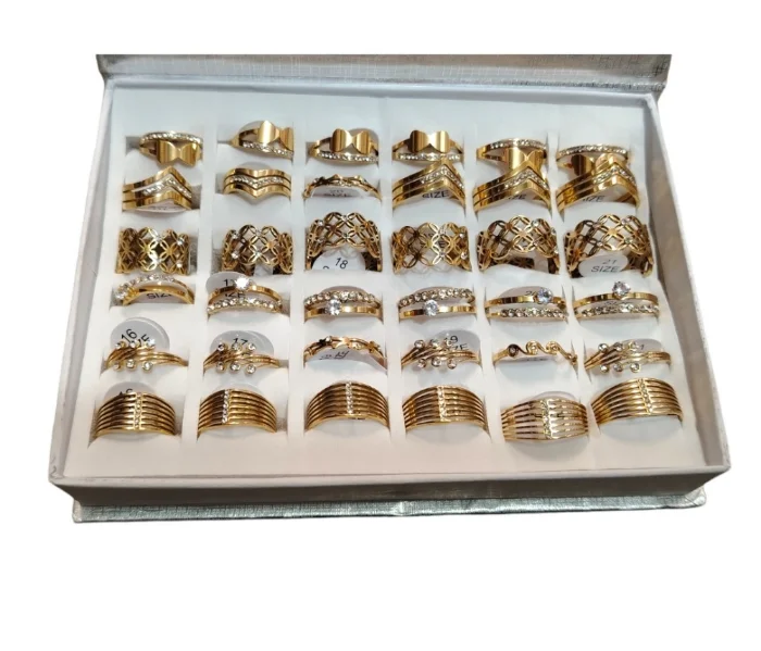 Ánillos Dorado de Acero