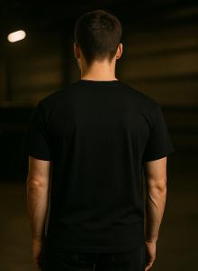 Remera Lisa Negra - Miniatura 2