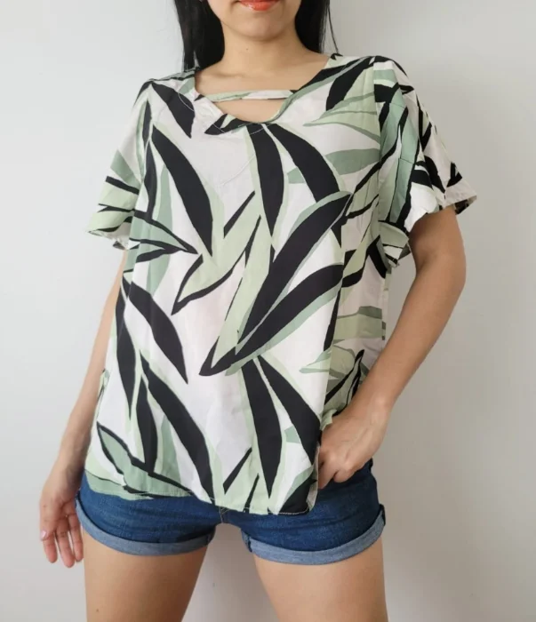 Blusa Floreada de Poplin