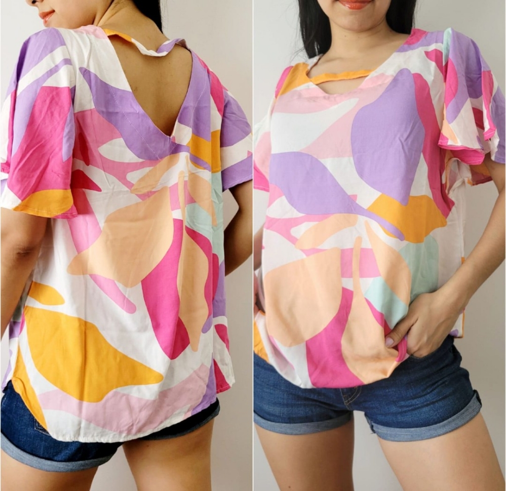 Blusa Floreada de Poplin - Imagen 3