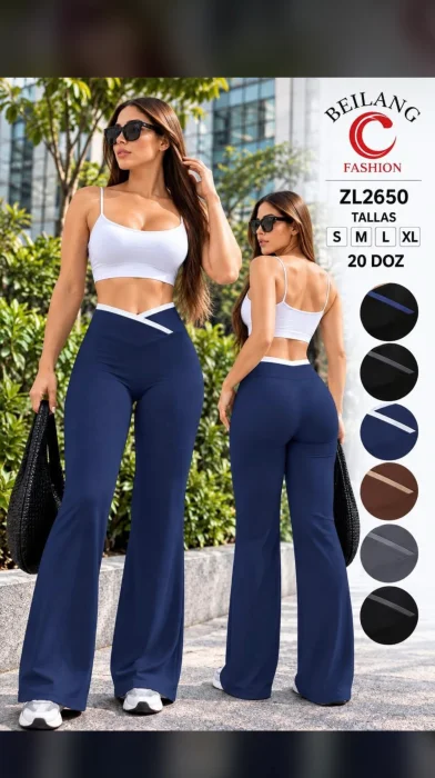 Calza Oxford Cintura Cruzada Importado