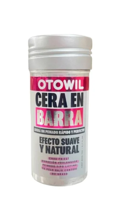 Cera en Barra Otowill Larga Duración, Efecto Natural Antifrizz