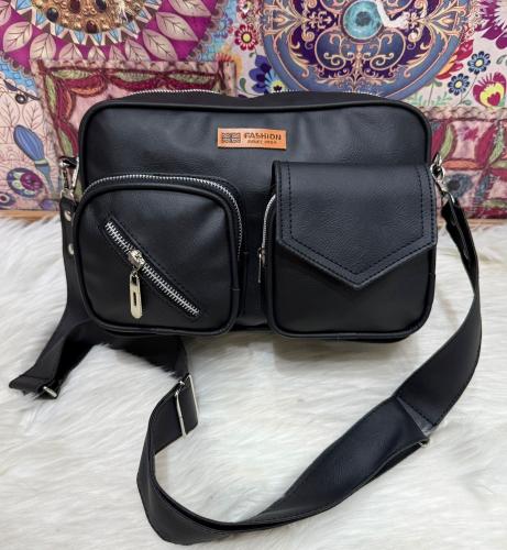 Morral de Cuero Ecológico con Tira Desmontable