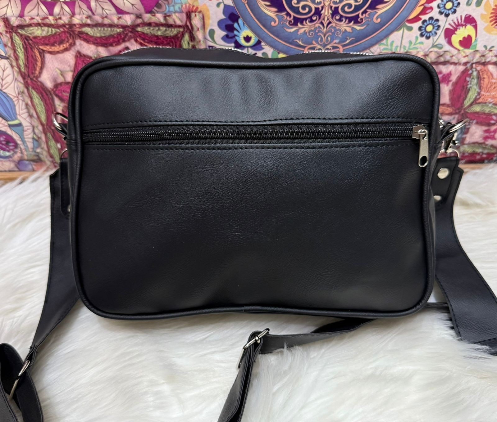 Morral de Cuero Ecológico con Tira Desmontable - Imagen 3