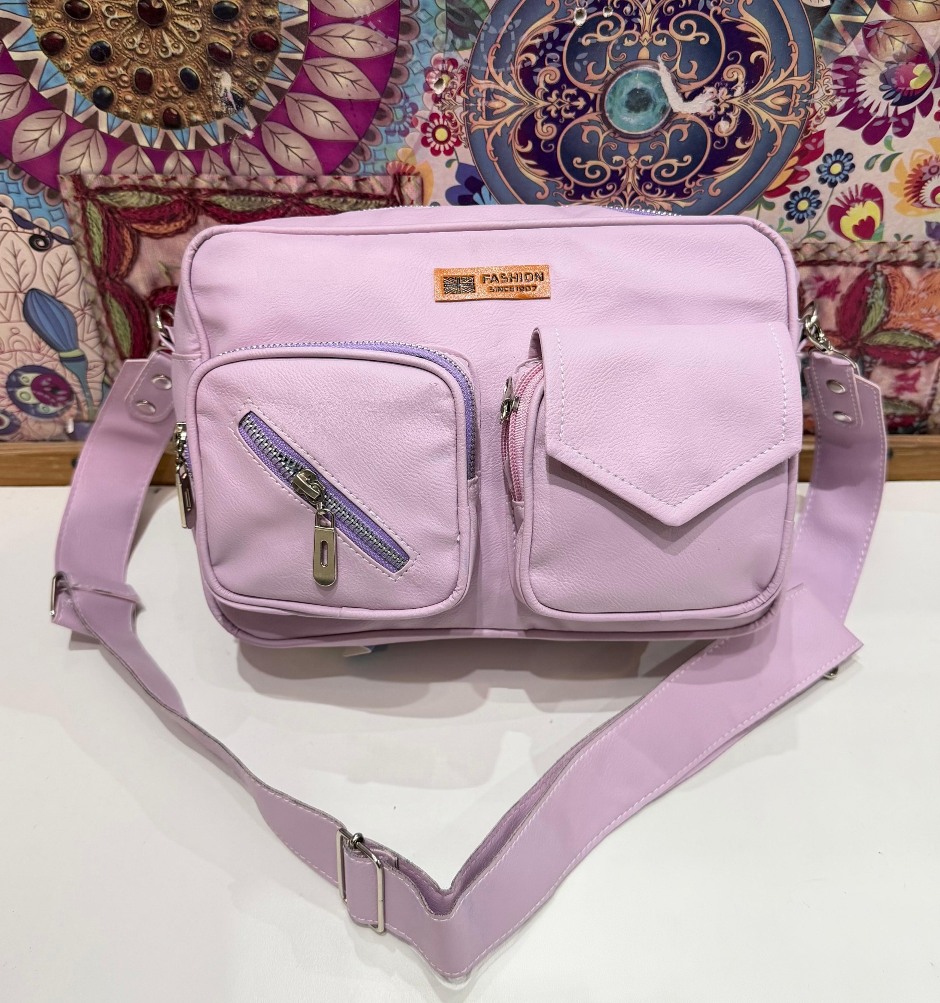 Morral de Cuero Ecológico con Tira Desmontable - Imagen 5