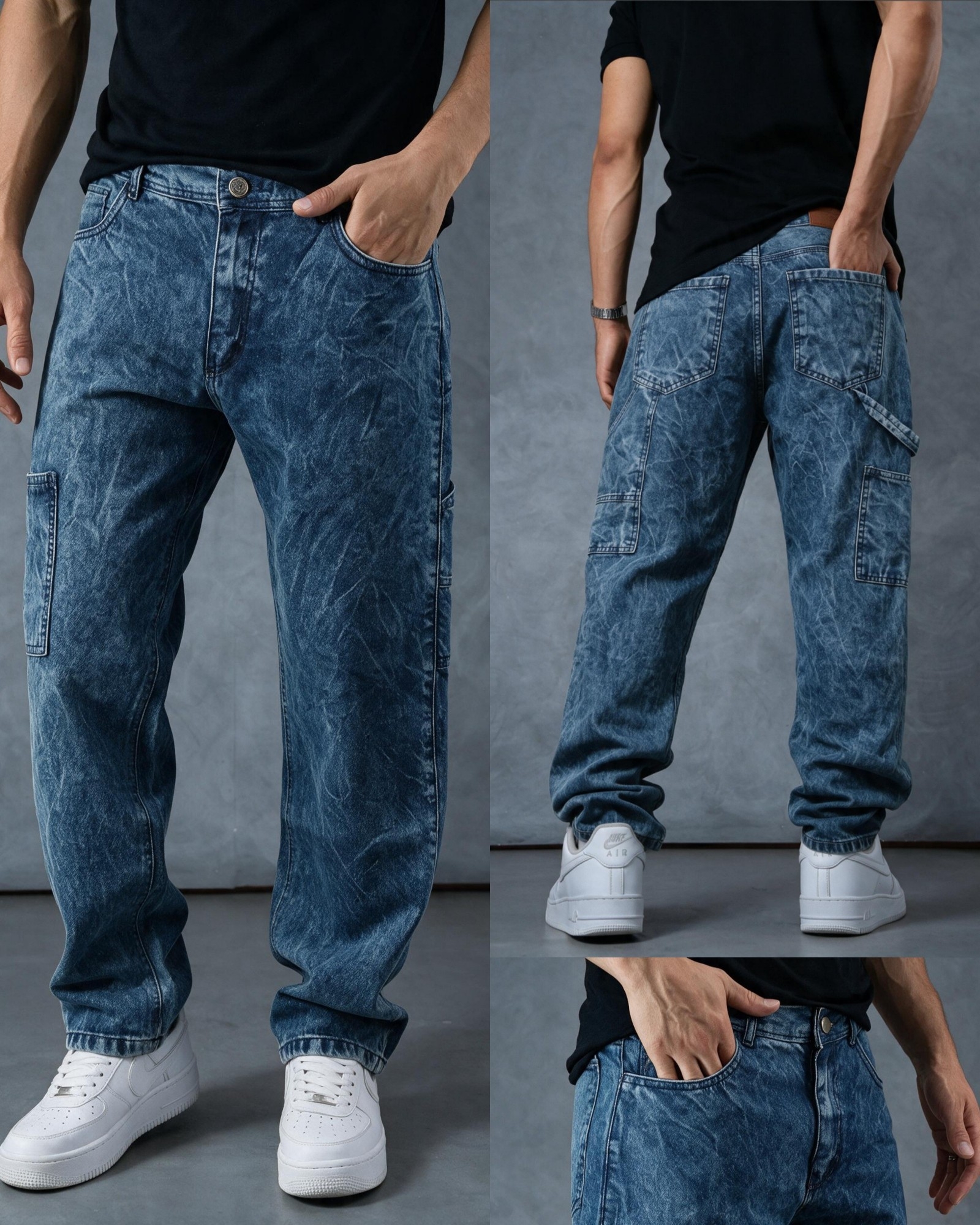 Pantalón Mom Carpintero Estilo Urbano - Imagen 6
