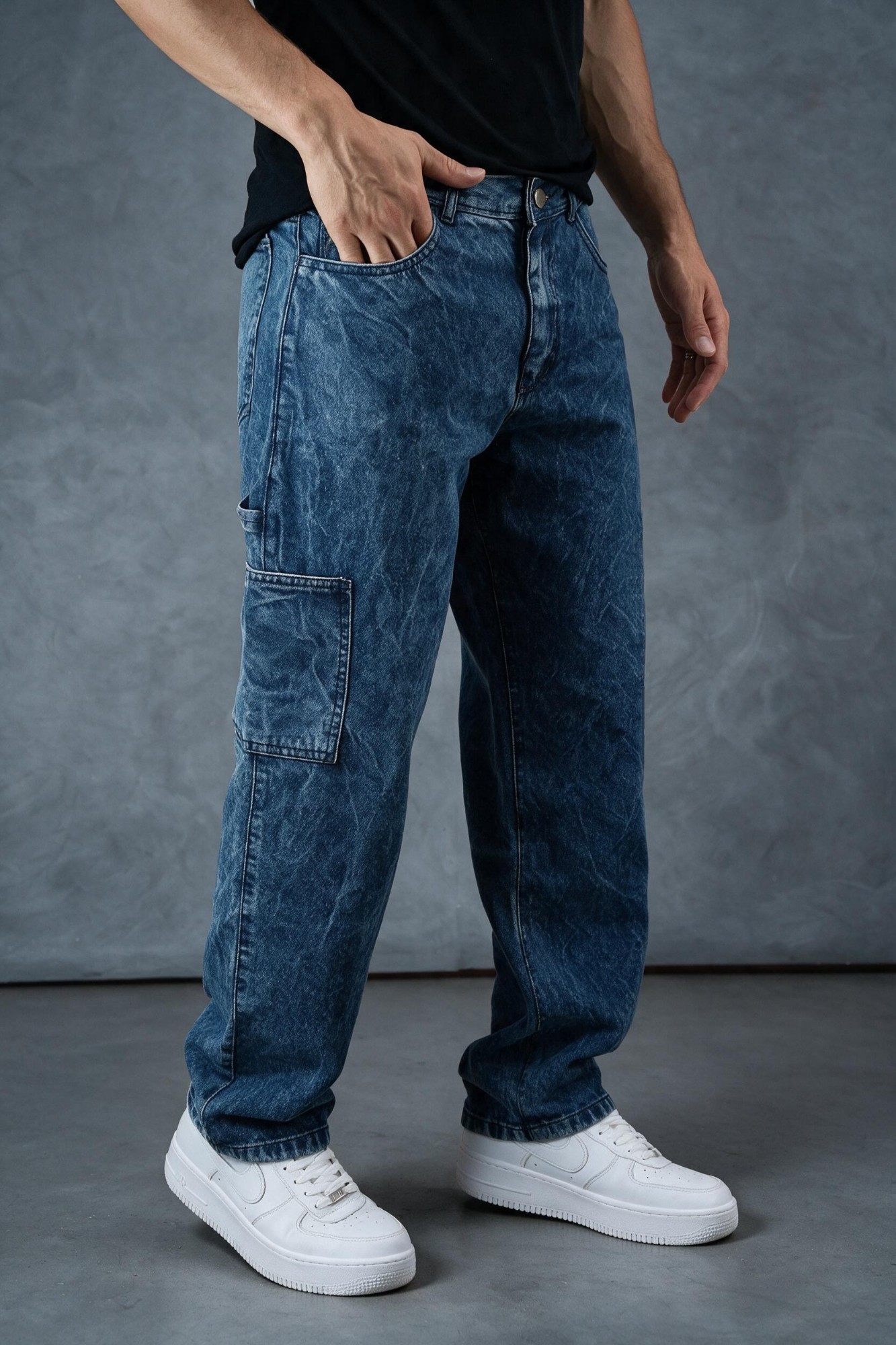 Pantalón Mom Carpintero Estilo Urbano - Imagen 2