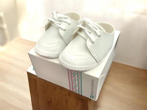 Zapatito Bautismo Nene Blanco Art 207