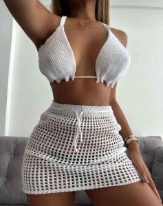 Conjunto Playeros de Hilo Acrílico