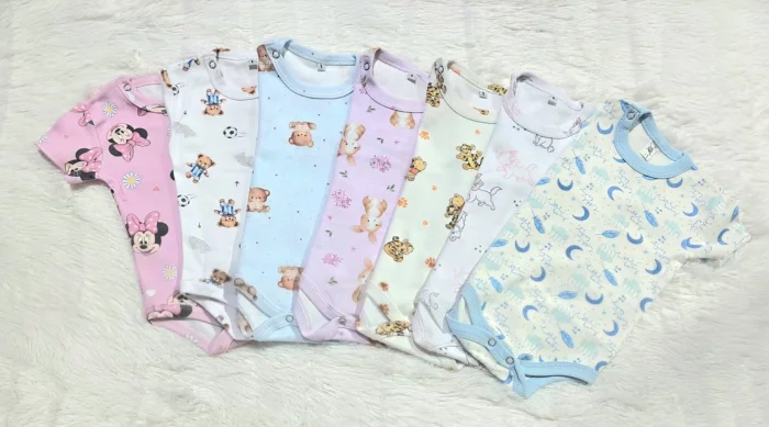 Body Estampado Bebe Manga Corta