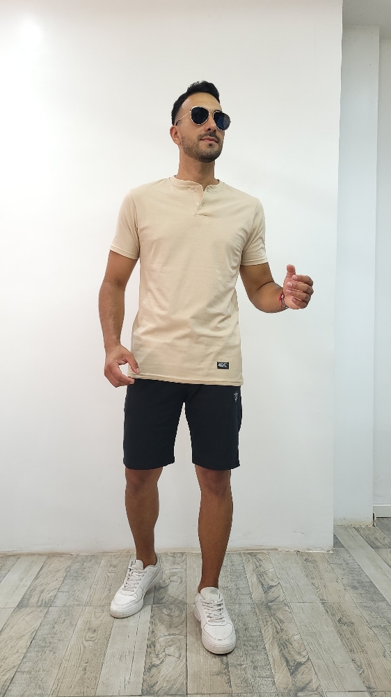 Remera Botón de Algodón Peinado Premiun - Imagen 3