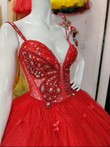 Vestido  Princesa con Cola  Largo 1 Pieza - Miniatura 4