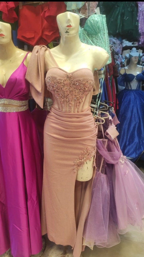 Vestido de Egresada Natasha/ Anahi/ Alondra/ María Lurex - Imagen 3