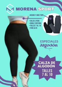 Calzas Algodón Lycra Talles Especiales