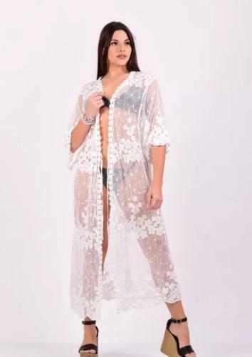 Kimonos Blanco y Natural - Miniatura 5