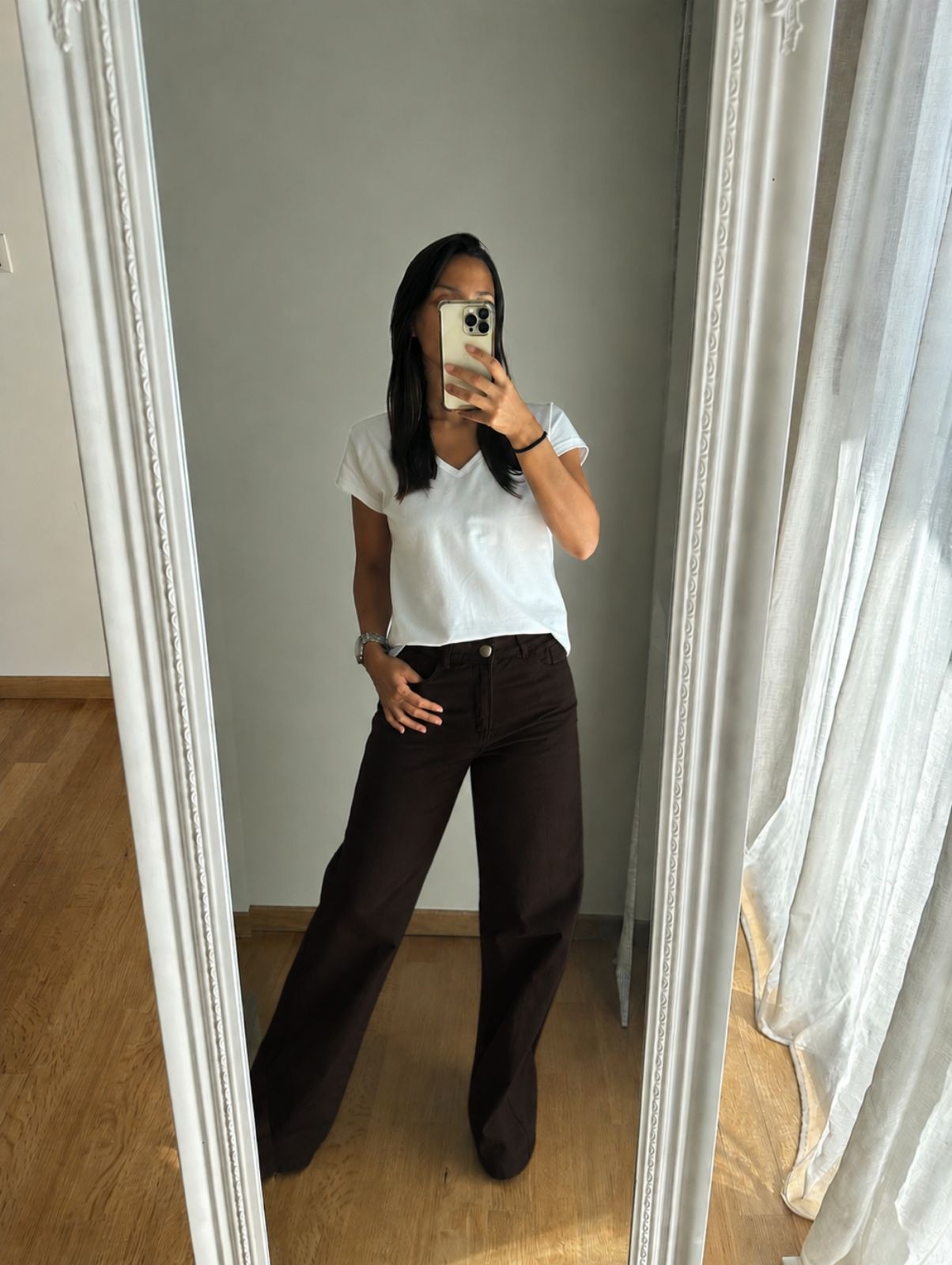 Pantalón Wide de Gabardina - Imagen 2