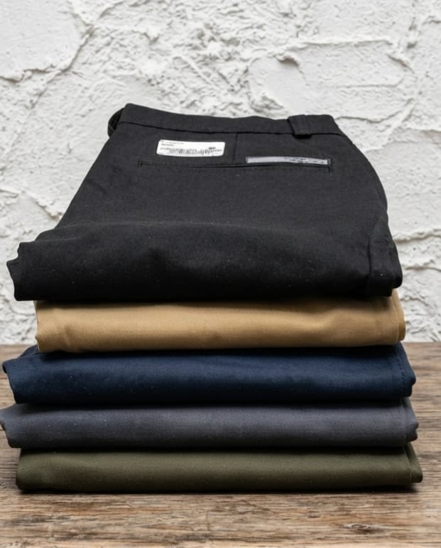 Pantalon Corte Gabardina Elastizada Corte Semi-clasico Talles 38 al 54 - Imagen 2