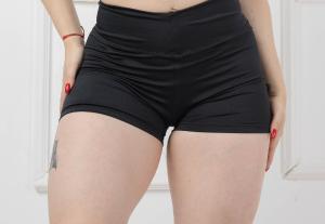 Short Lycra Negro Liso