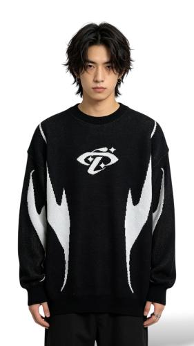 Sweaters Grueso Sueter Lana Tejido Over - Miniatura 2