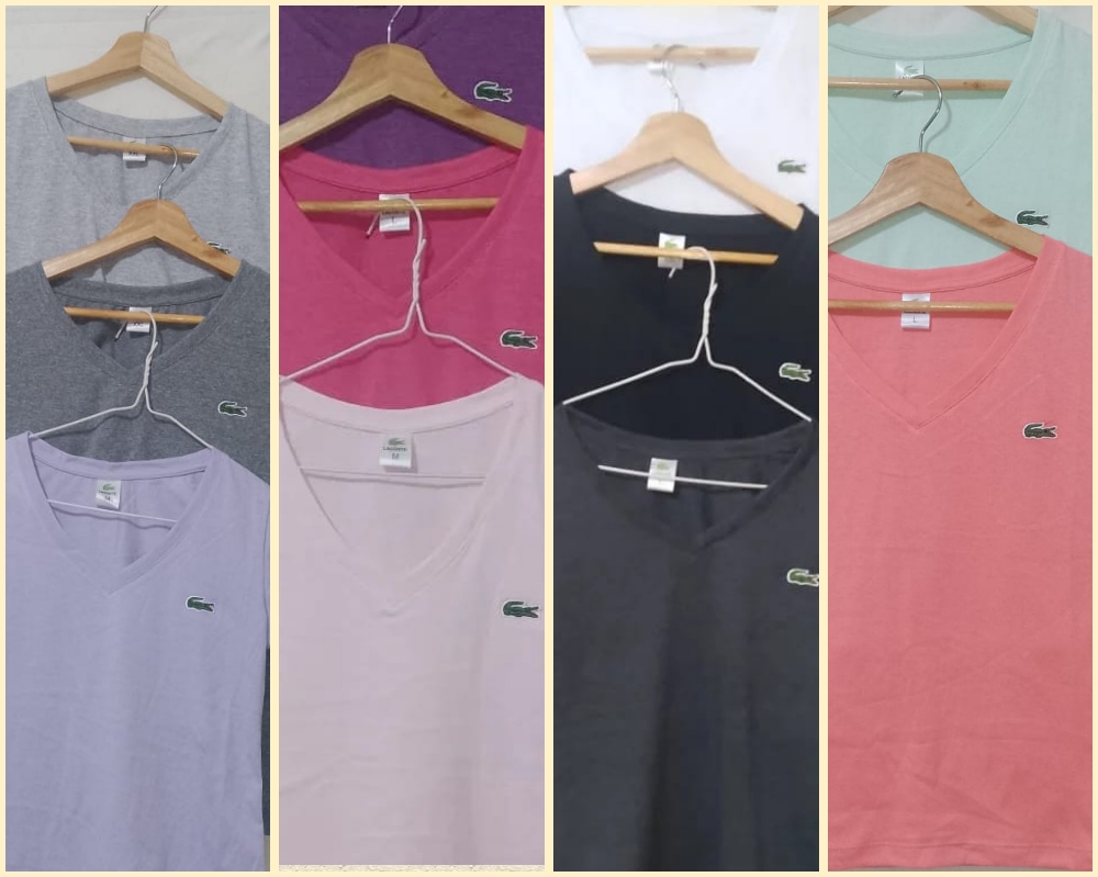 Remeras de Cuello V para Damas - Imagen 2