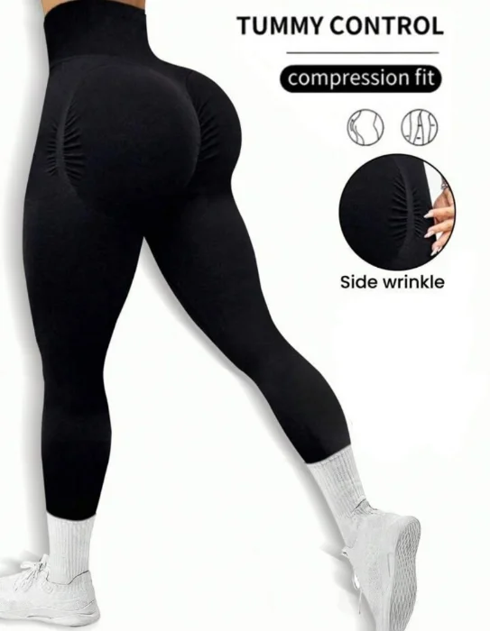 Calzas Push Up Calidad Premiun Negro